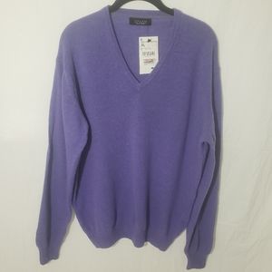 Zara Mens Wool Purple Sweater XL